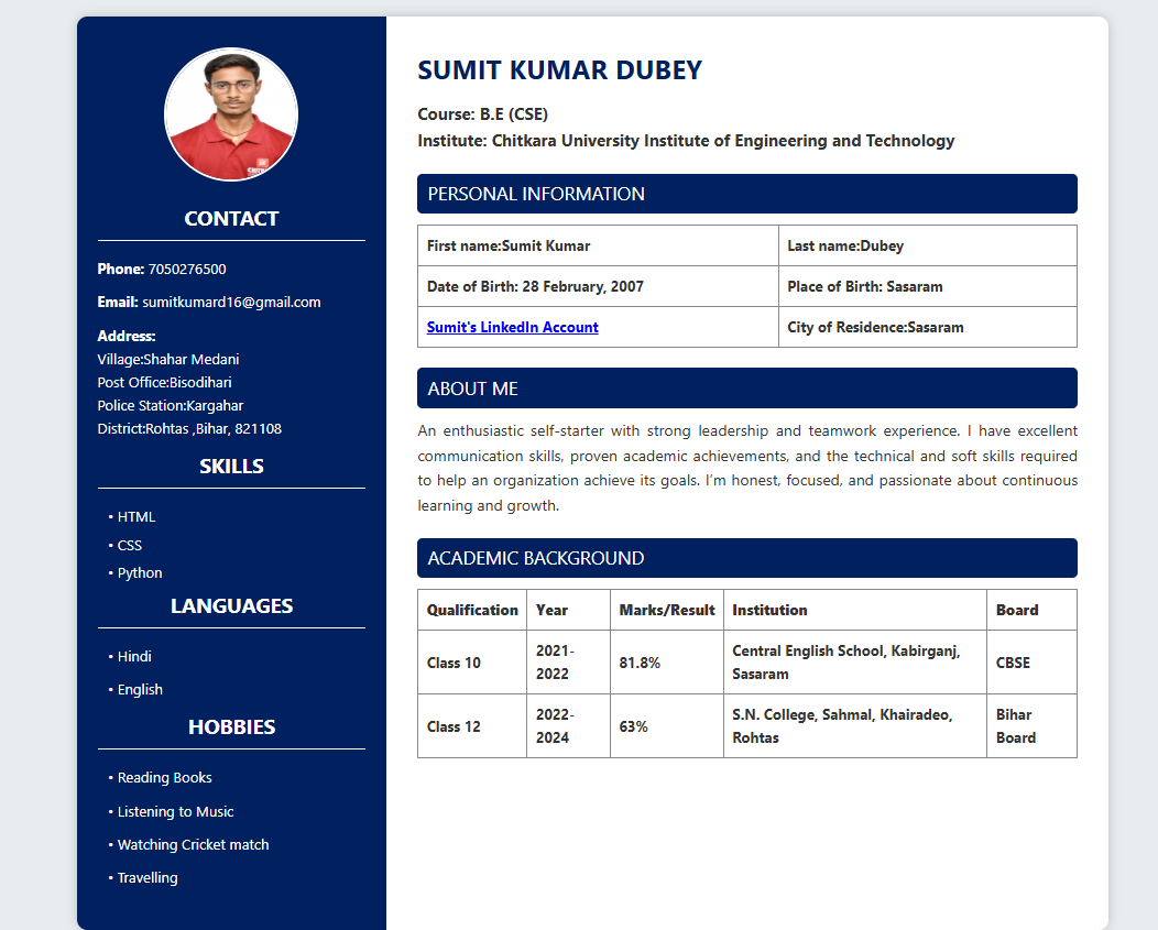 CV Project
